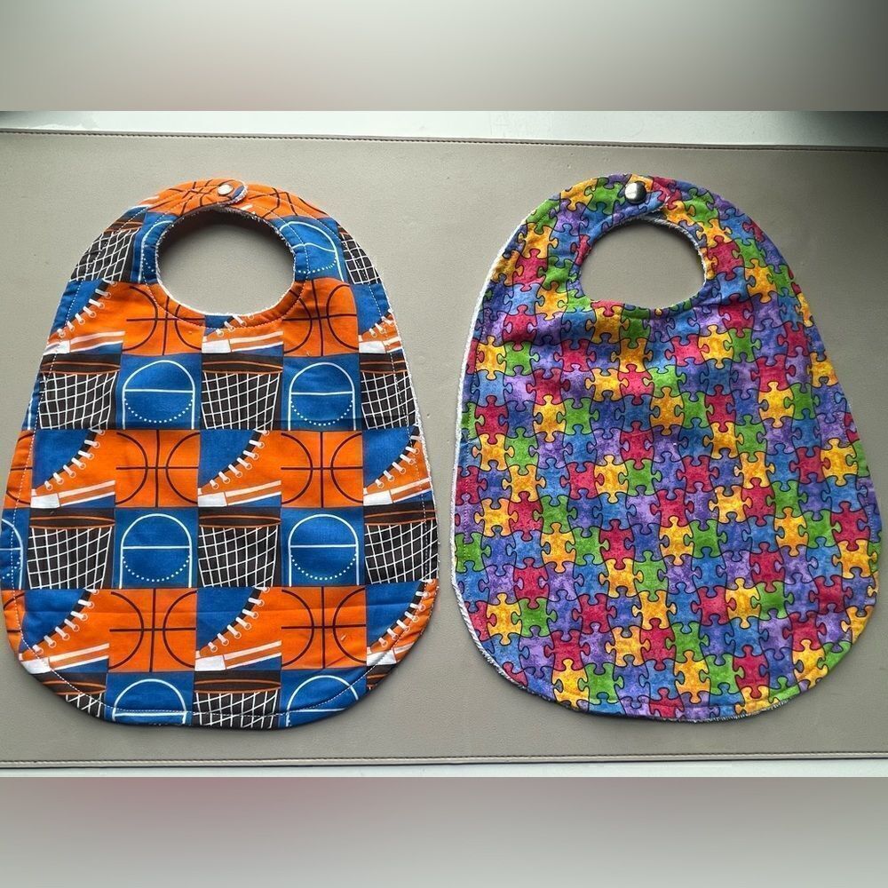 🌟B1G1 free Handmade Big baby bibs